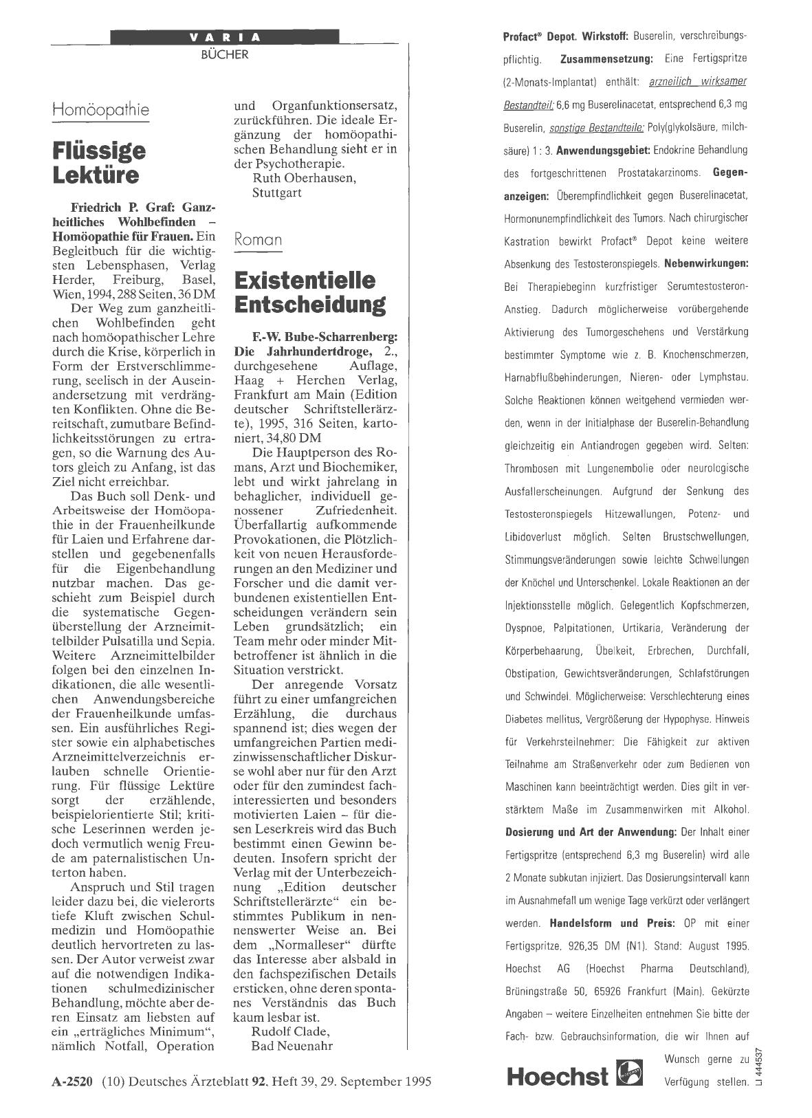 Vorschauseite 1: Homöopathie: Flüssige Lektüre