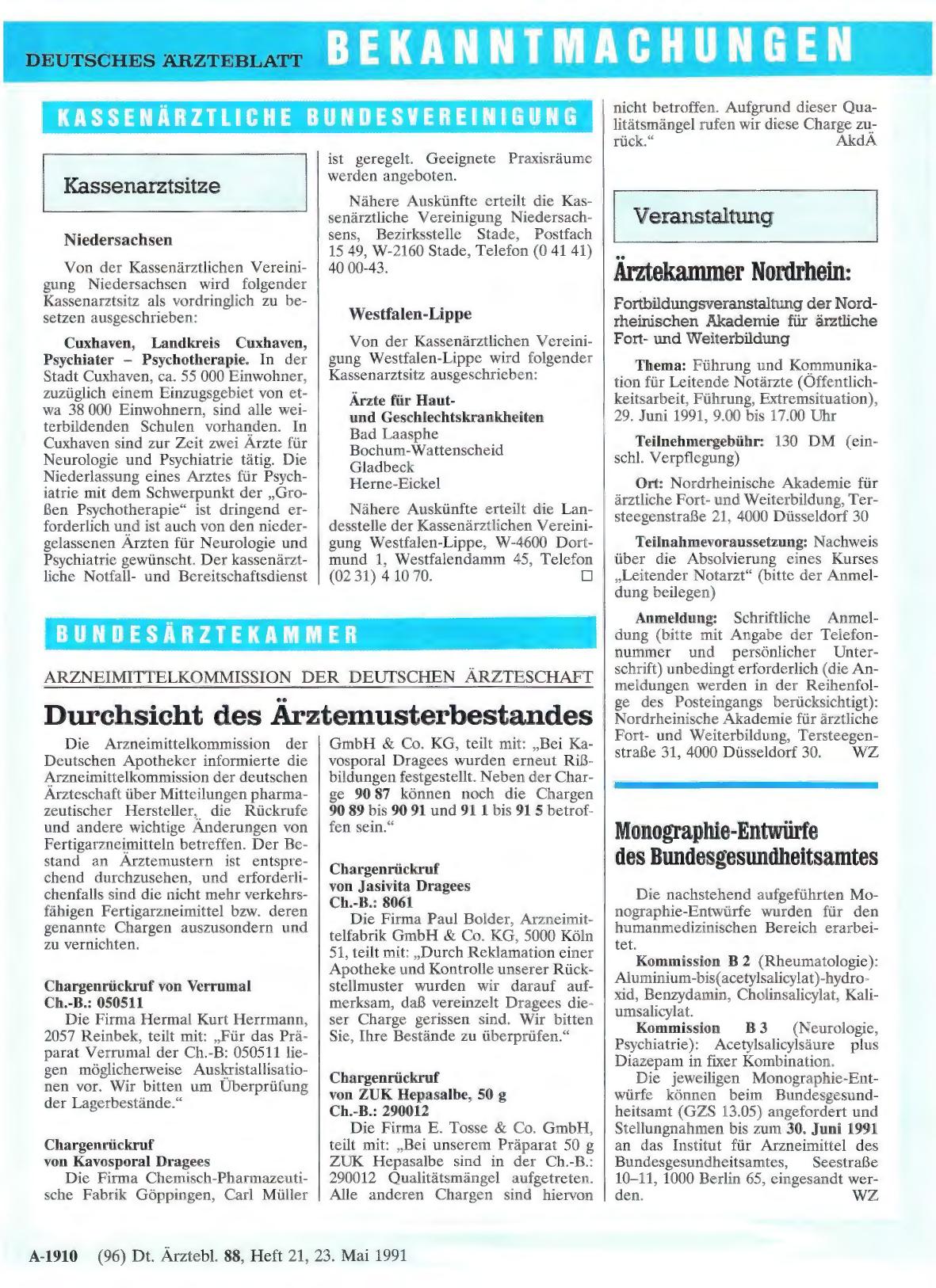 Vorschauseite 1: Veranstaltung