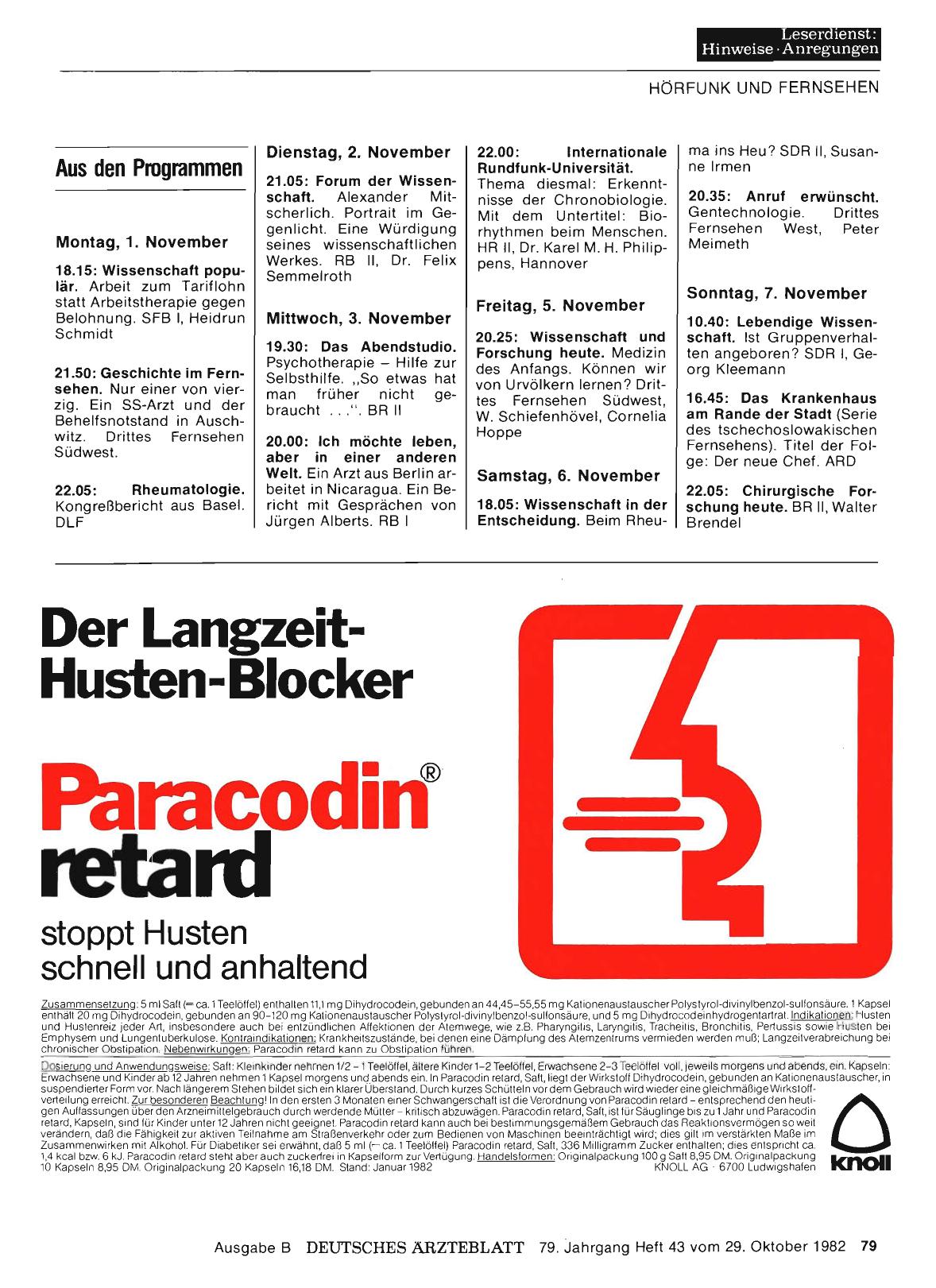 Vorschauseite 1: Aus den Programmen