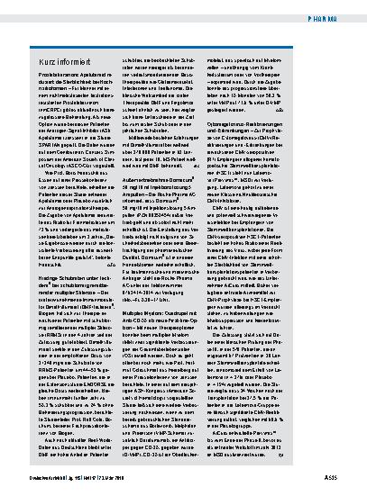 Vorschauseite 1: Kurz informiert