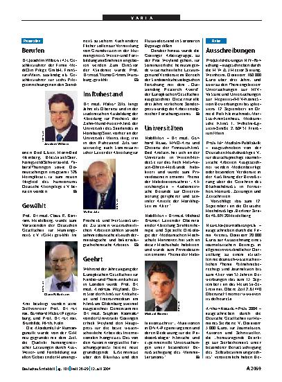 Vorschauseite 1: Universitäten