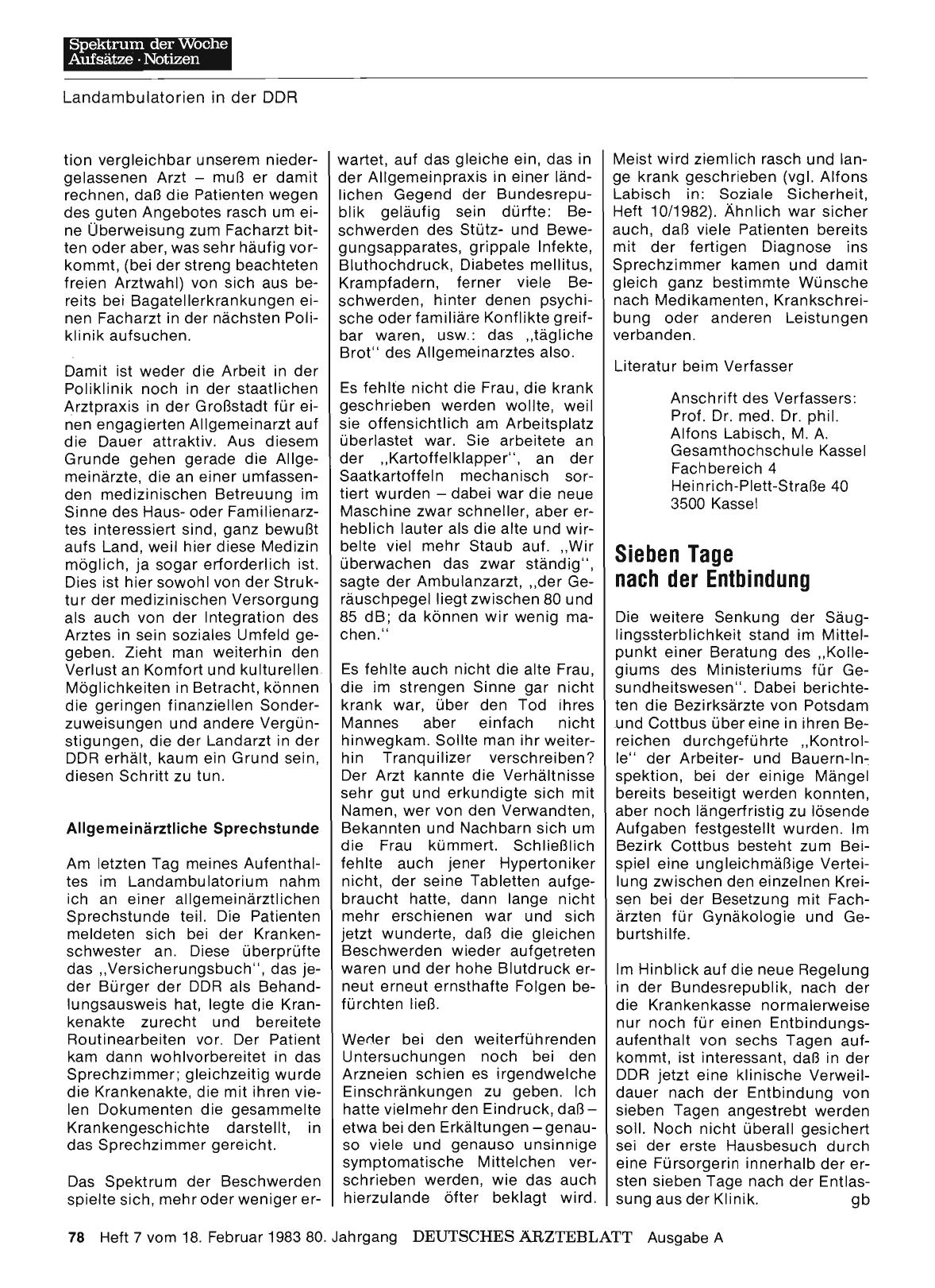 Vorschauseite 1: Sieben Tage nach der Entbindung