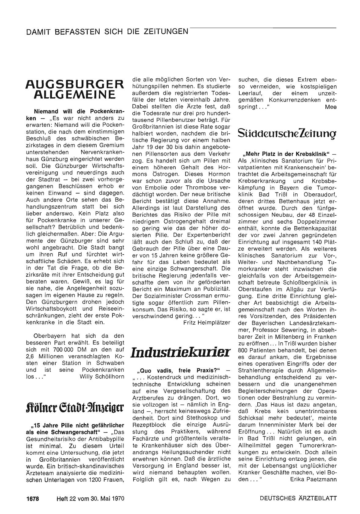 Vorschauseite 1: „Quo vadis, freie Praxis? "