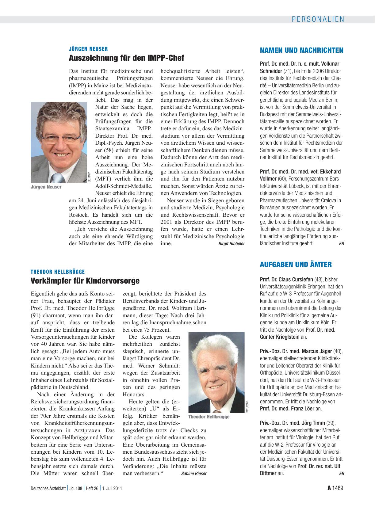 Vorschauseite 1: Aufgaben und Ämter