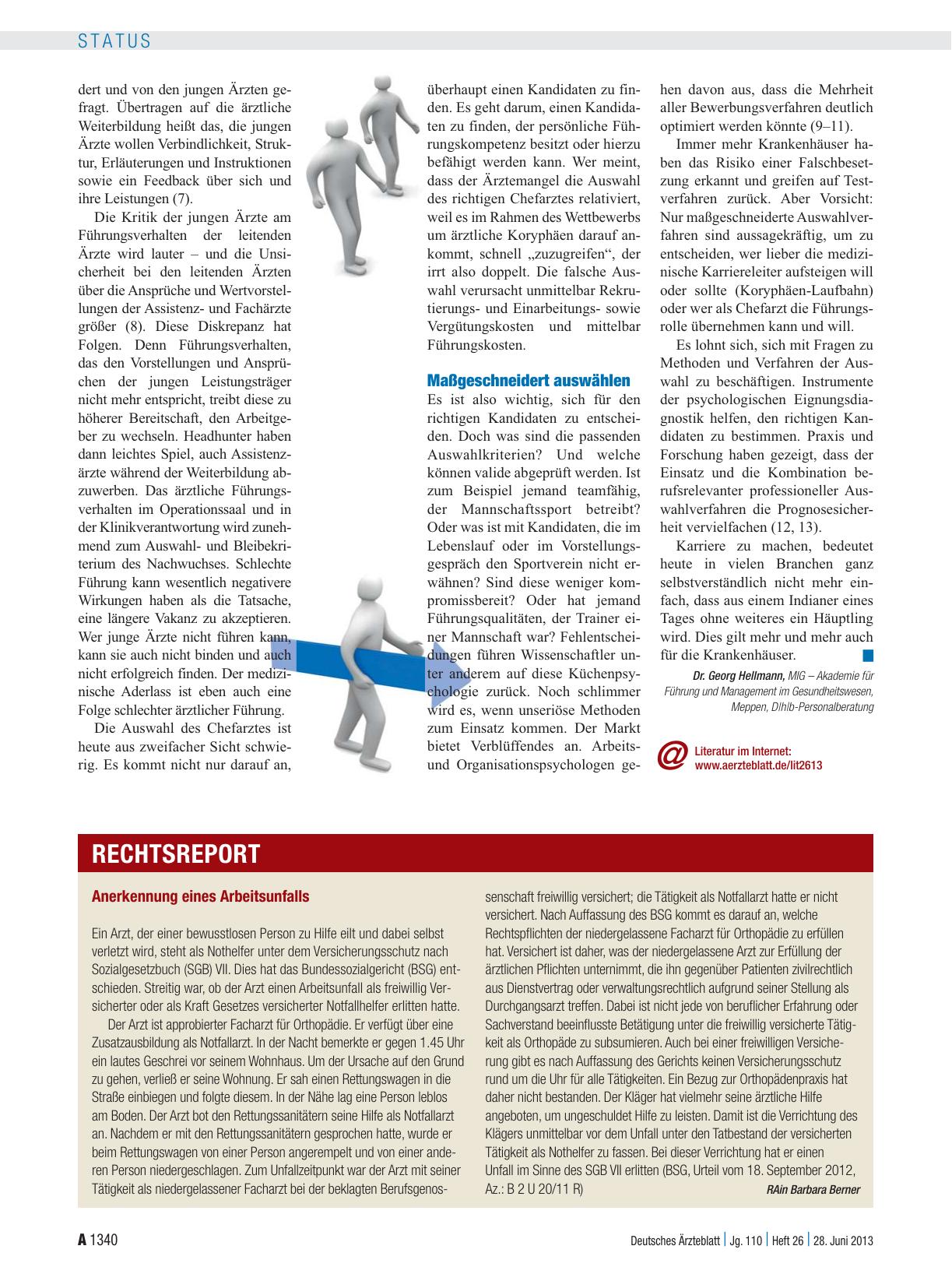 Vorschauseite 1: Anerkennung eines Arbeitsunfalls
