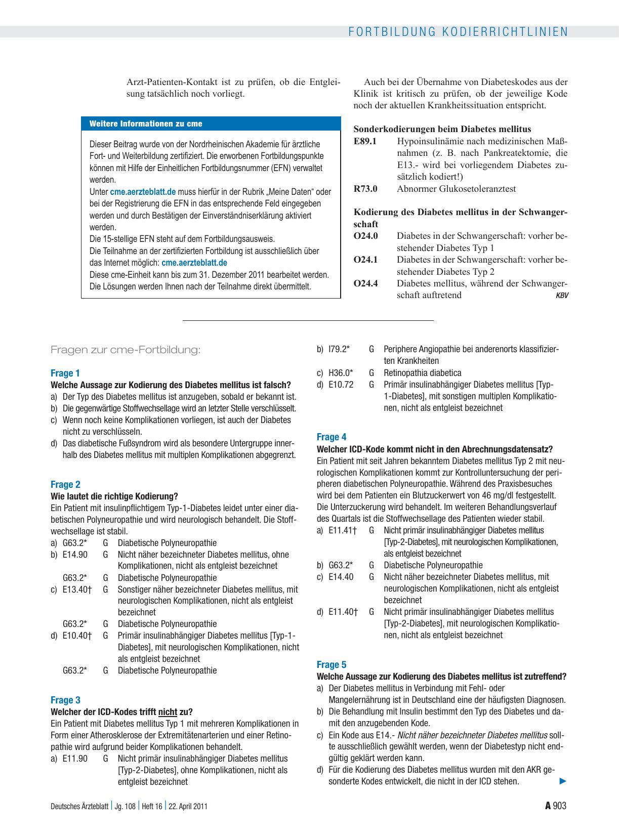 Vorschauseite 3: Ambulante Kodierrichtlinien: Diabetes mellitus – filigrane Kodearchitektur Zusammenfassung