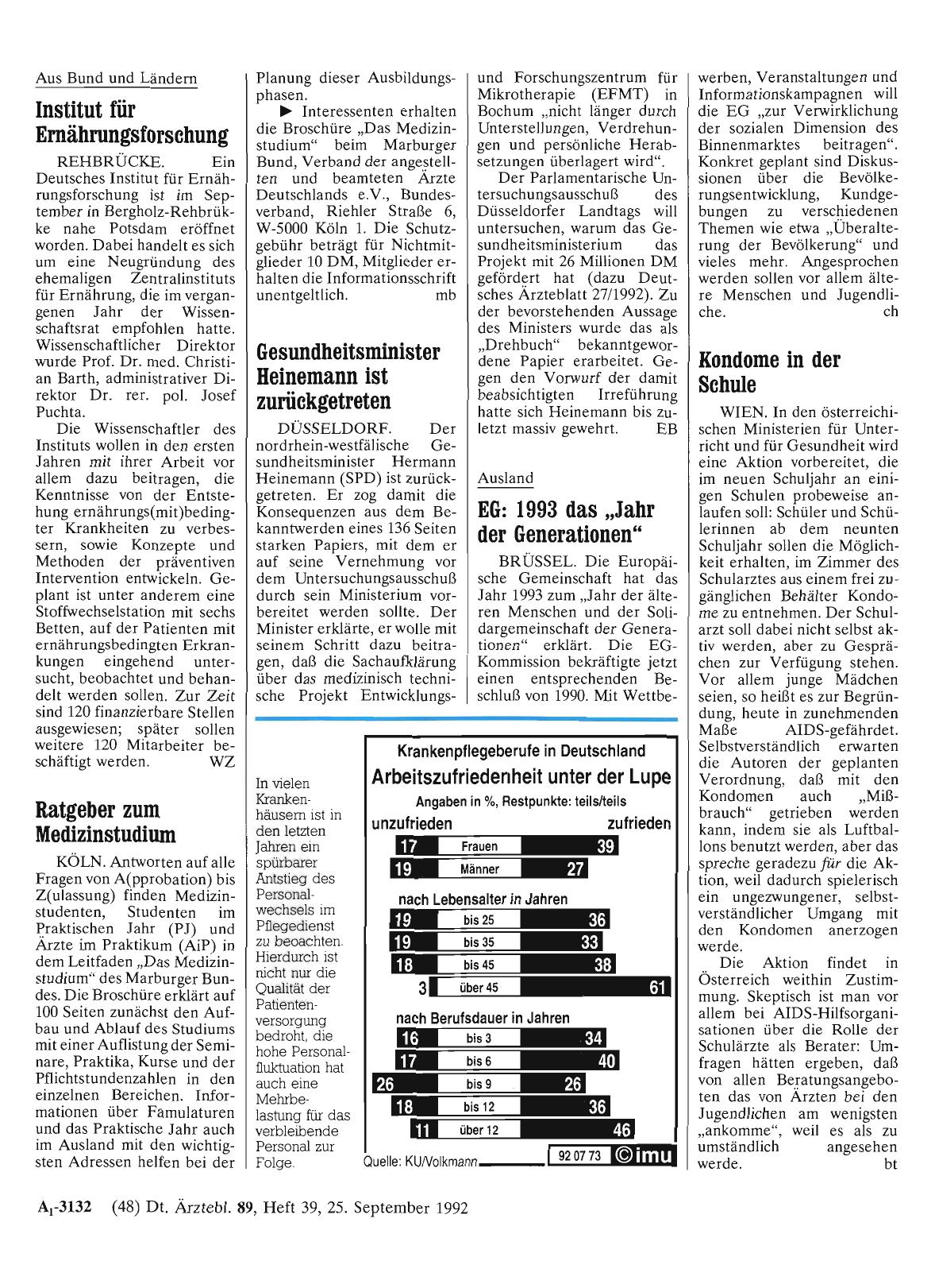 Vorschauseite 1: EG: 1993 das „Jahr der Generationen“
