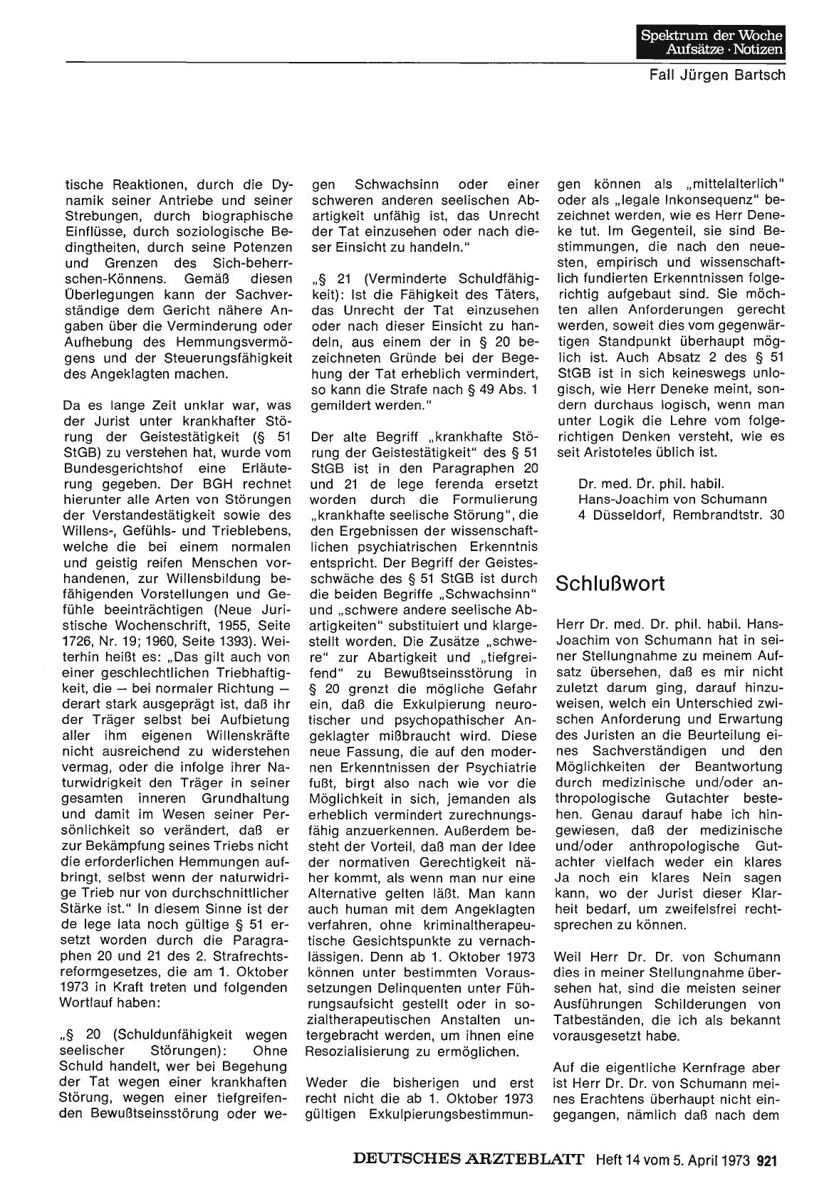 Vorschauseite 1: Schlußwort