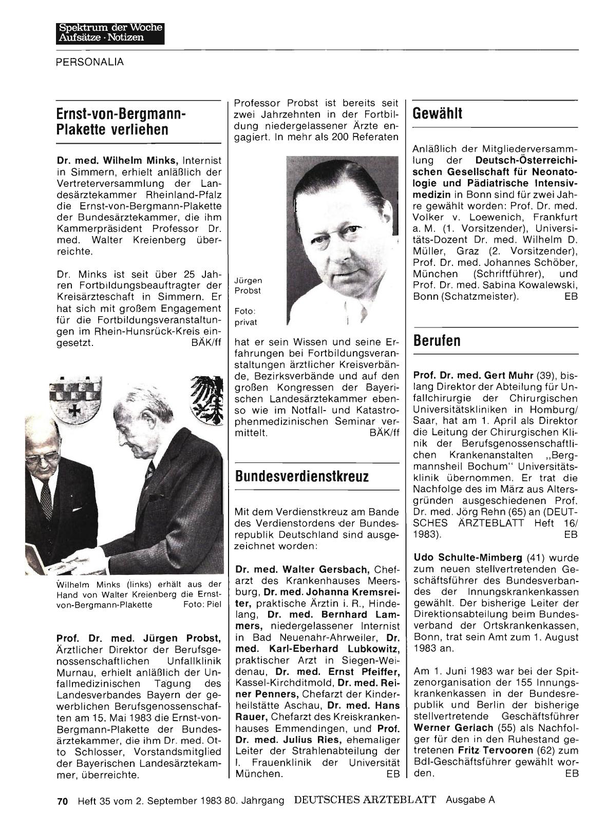 Vorschauseite 1: Bundesverdienstkreuz