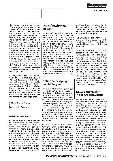 Vorschauseite 1: Neue Berufsbilder in der Arbeitshygiene