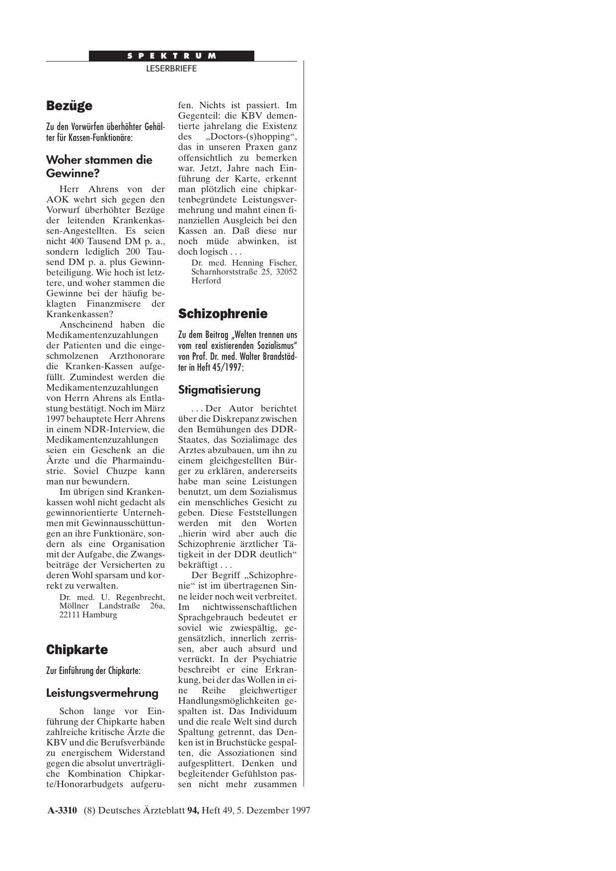 Vorschauseite 1: Schizophrenie: Stigmatisierung
