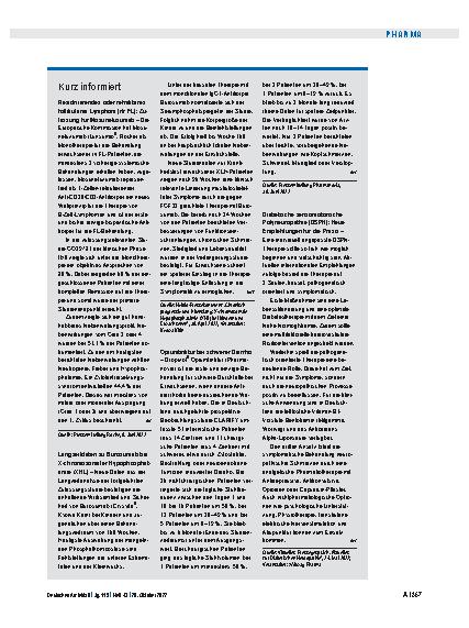 Vorschauseite 1: Kurz informiert