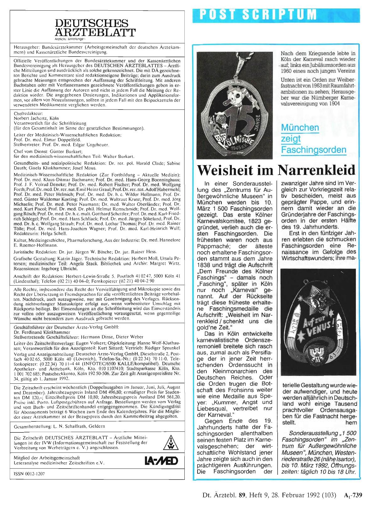 Vorschauseite 1: Weisheit im Narrenkleid