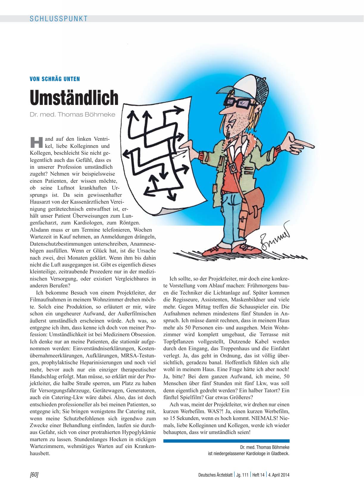 Vorschauseite 1: Von schräg unten: Umständlich