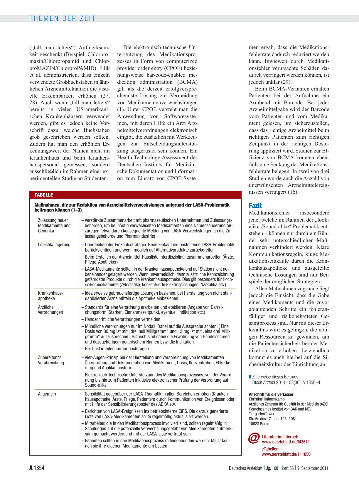 Vorschauseite 4: Patientensicherheit: Ich sehe was, was du nicht schreibst. ..