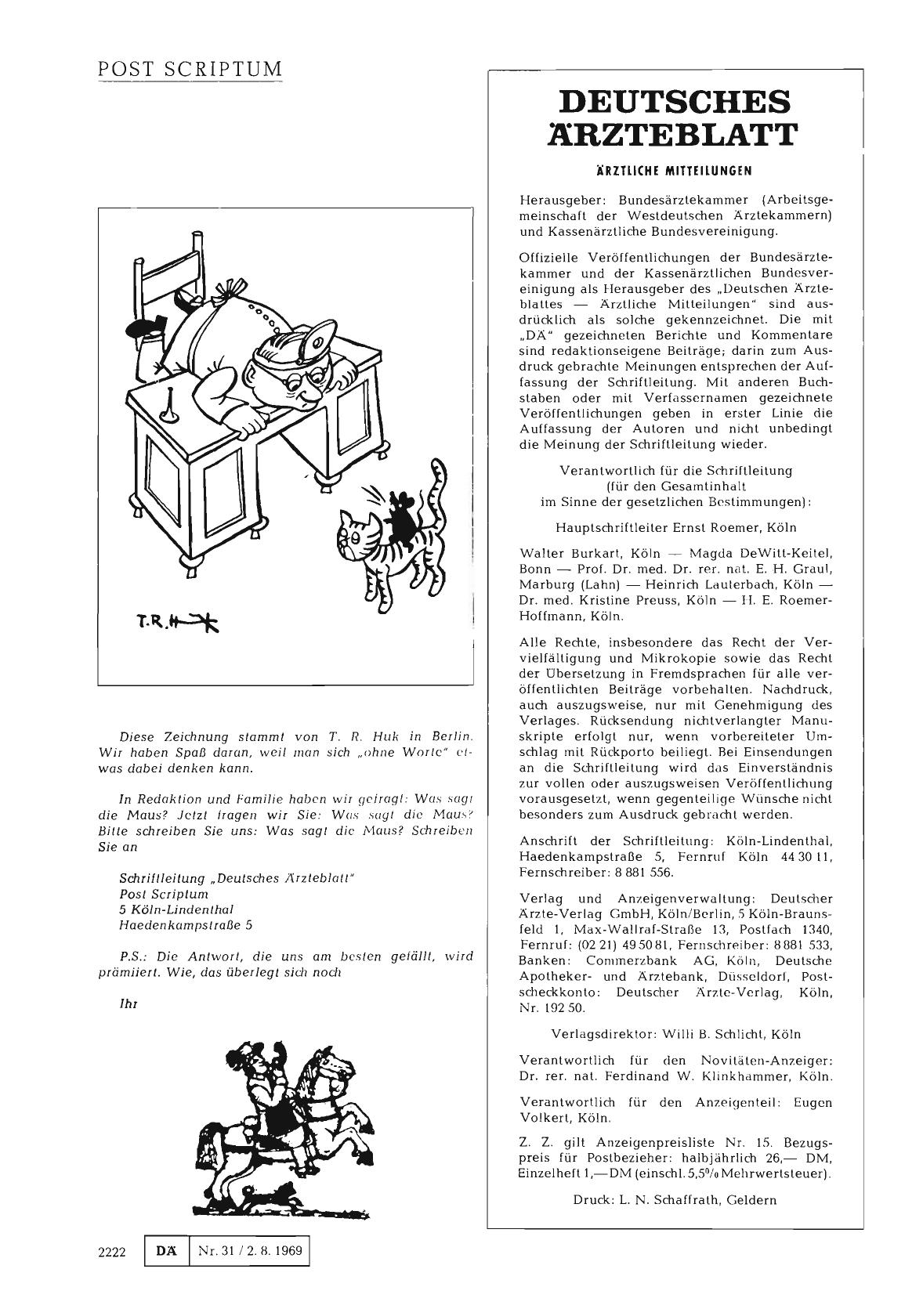 Vorschauseite 1: Post scriptum