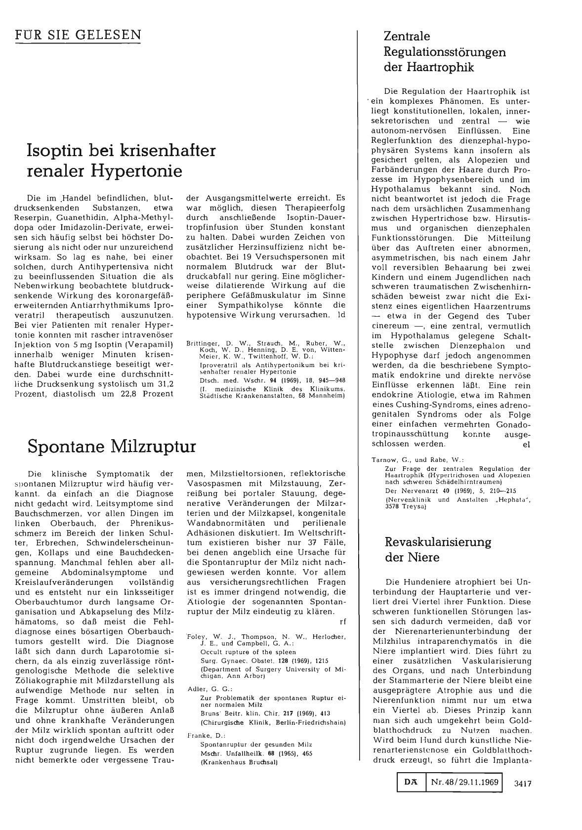 Vorschauseite 1: Revaskularisierung der Niere