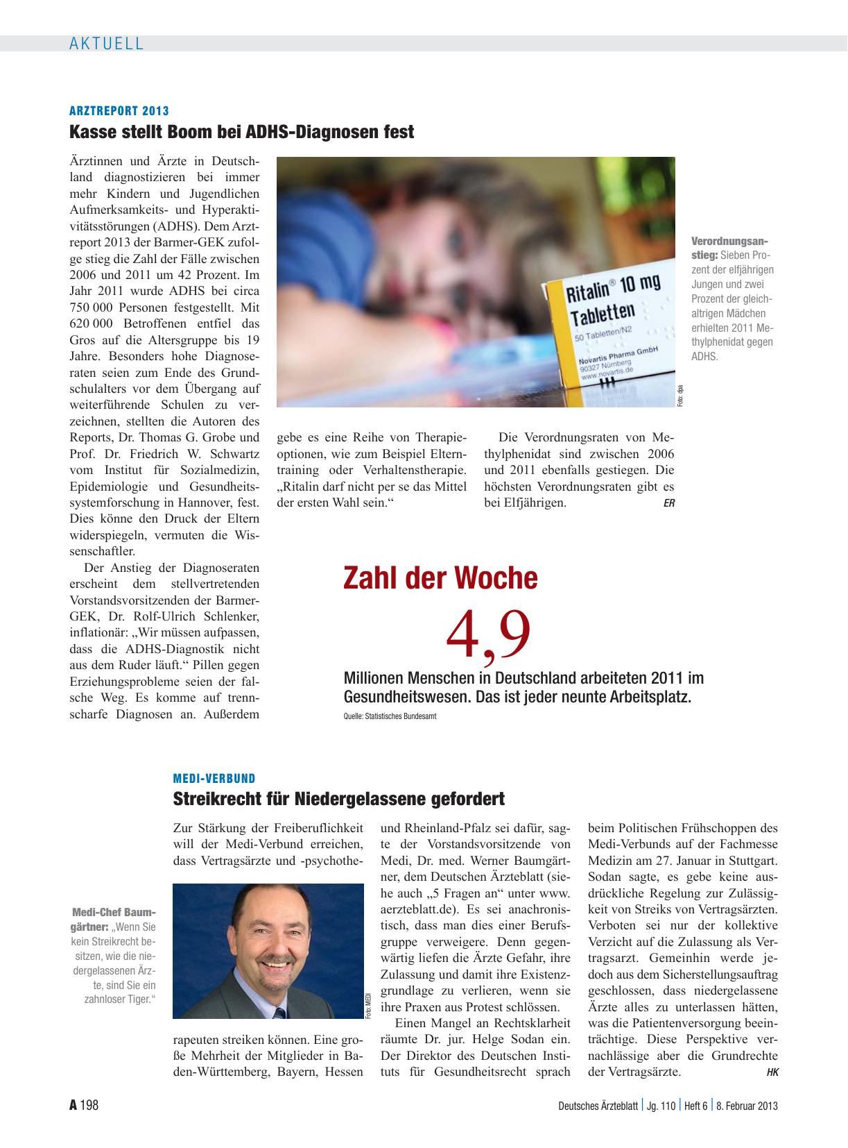 Vorschauseite 1: Medi-Verbund: Streikrecht für Niedergelassene gefordert