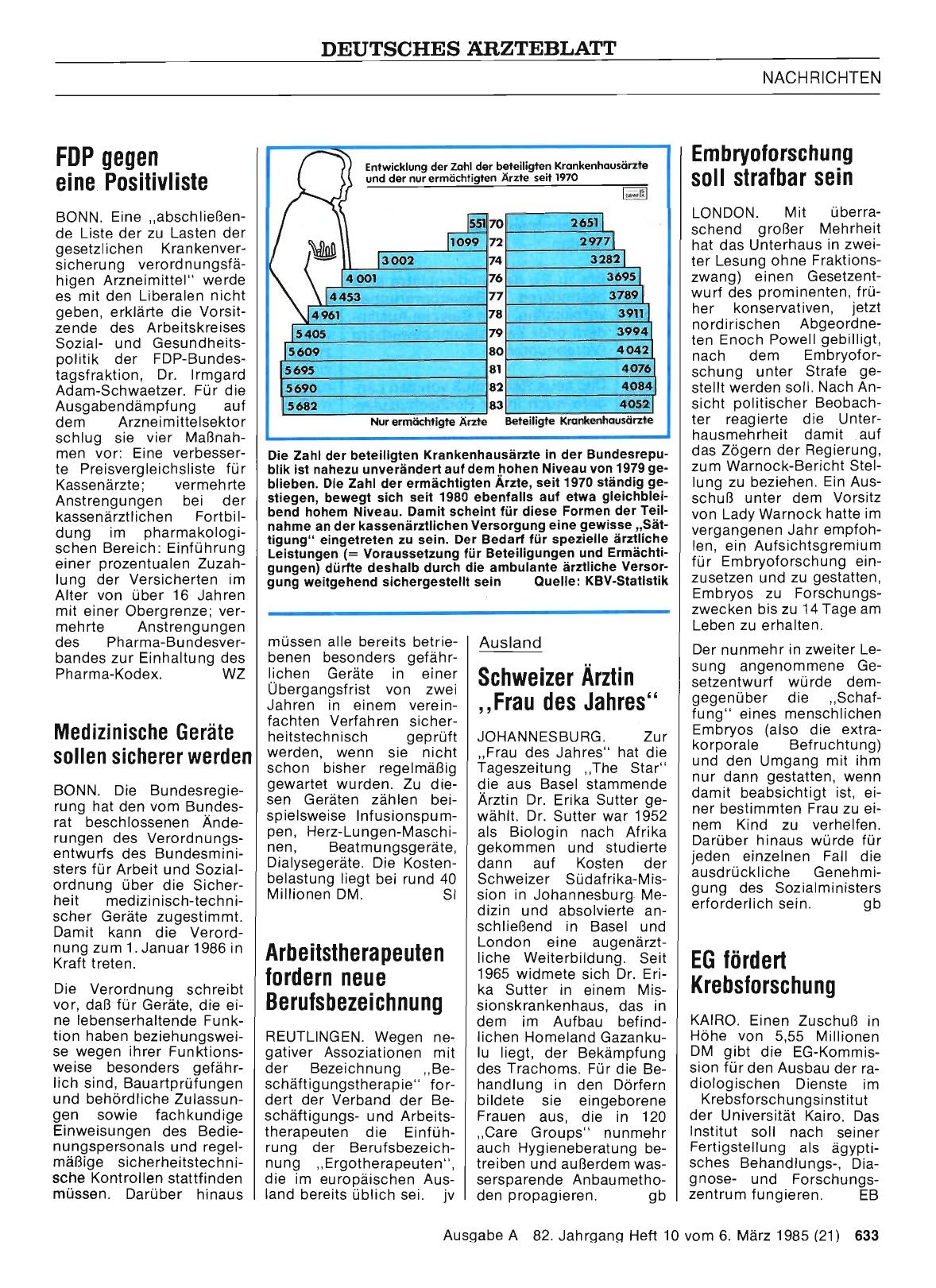 Vorschauseite 1: EG fördert Krebsforschung