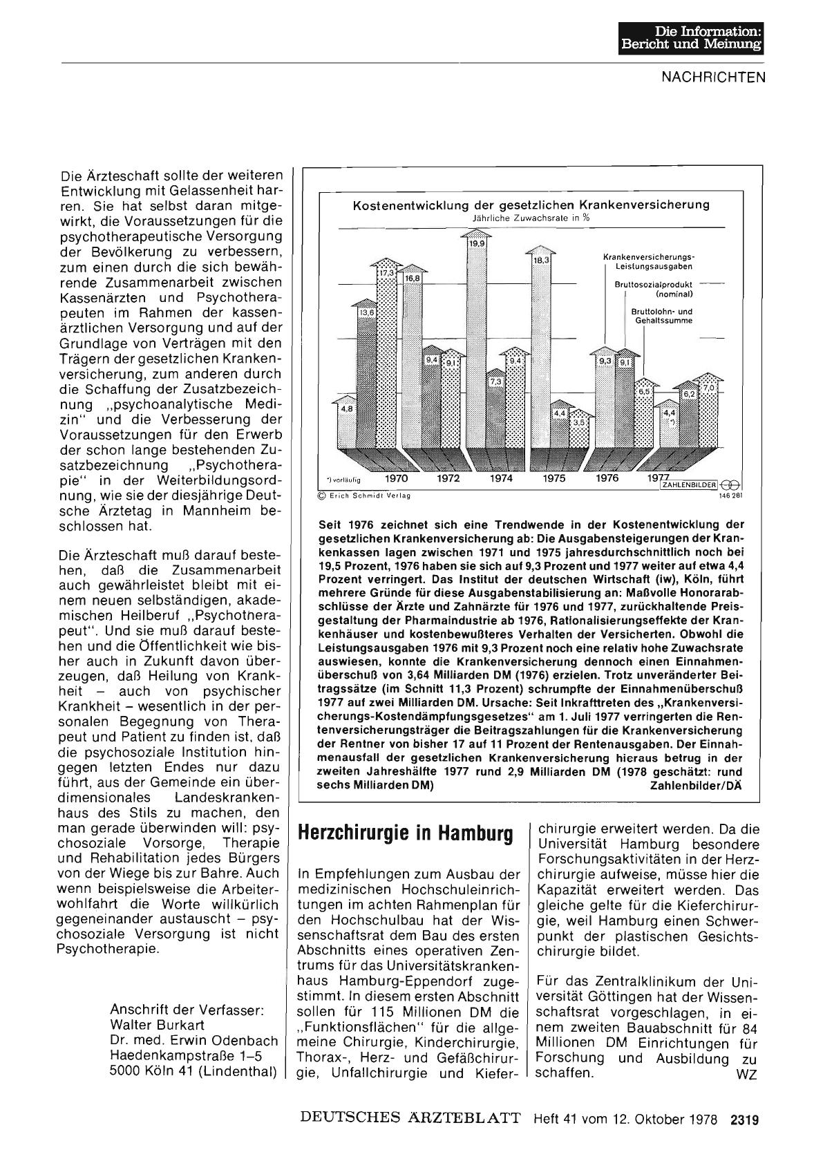 Vorschauseite 1: Kostenentwicklung der gesetzlichen Krankenversicherung: Jährliche Zuwachsrate in %