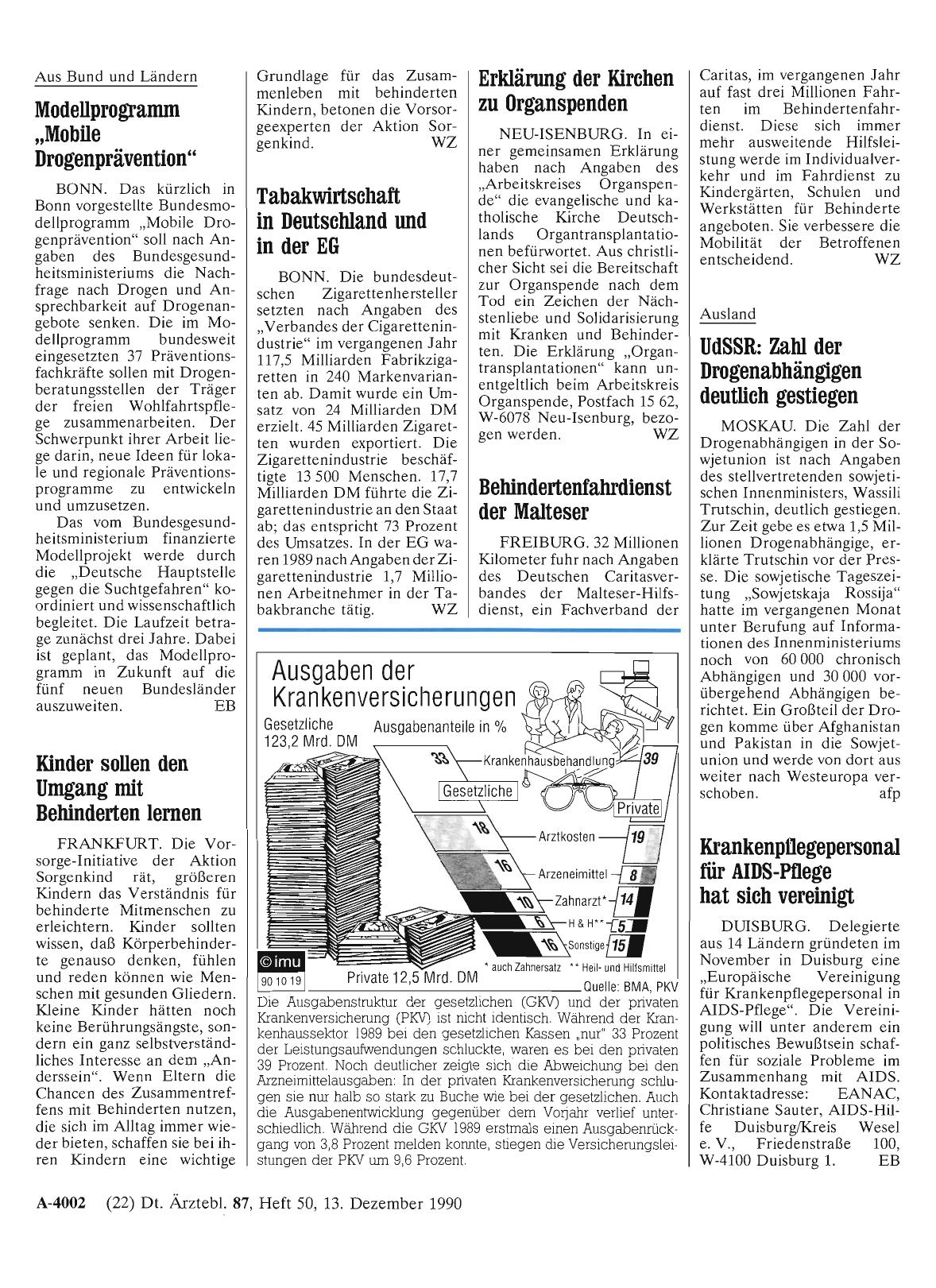 Vorschauseite 1: Tabakwirtschaft in Deutschland und in der EG