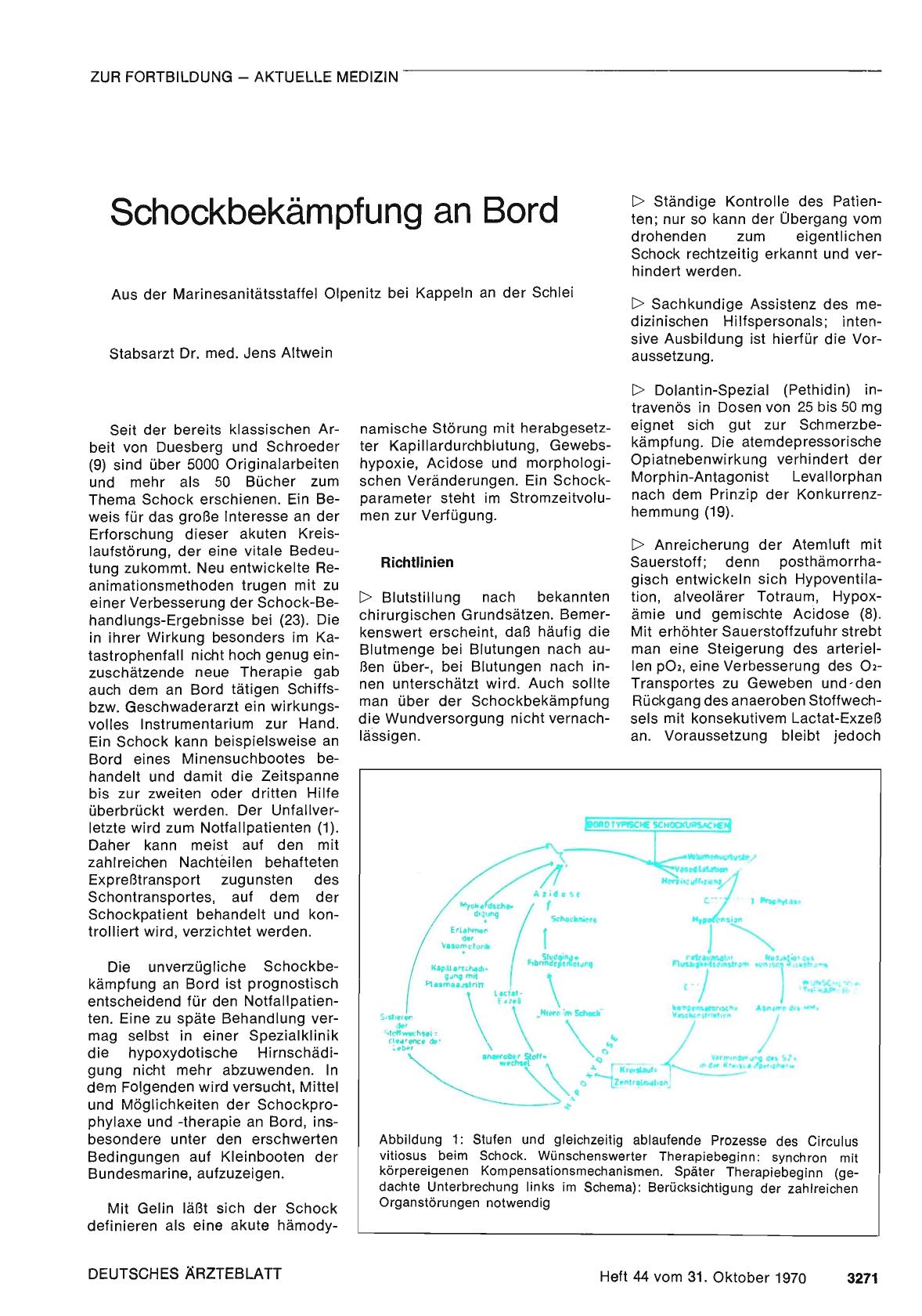 Vorschauseite 1: Schockbekämpfung an Bord