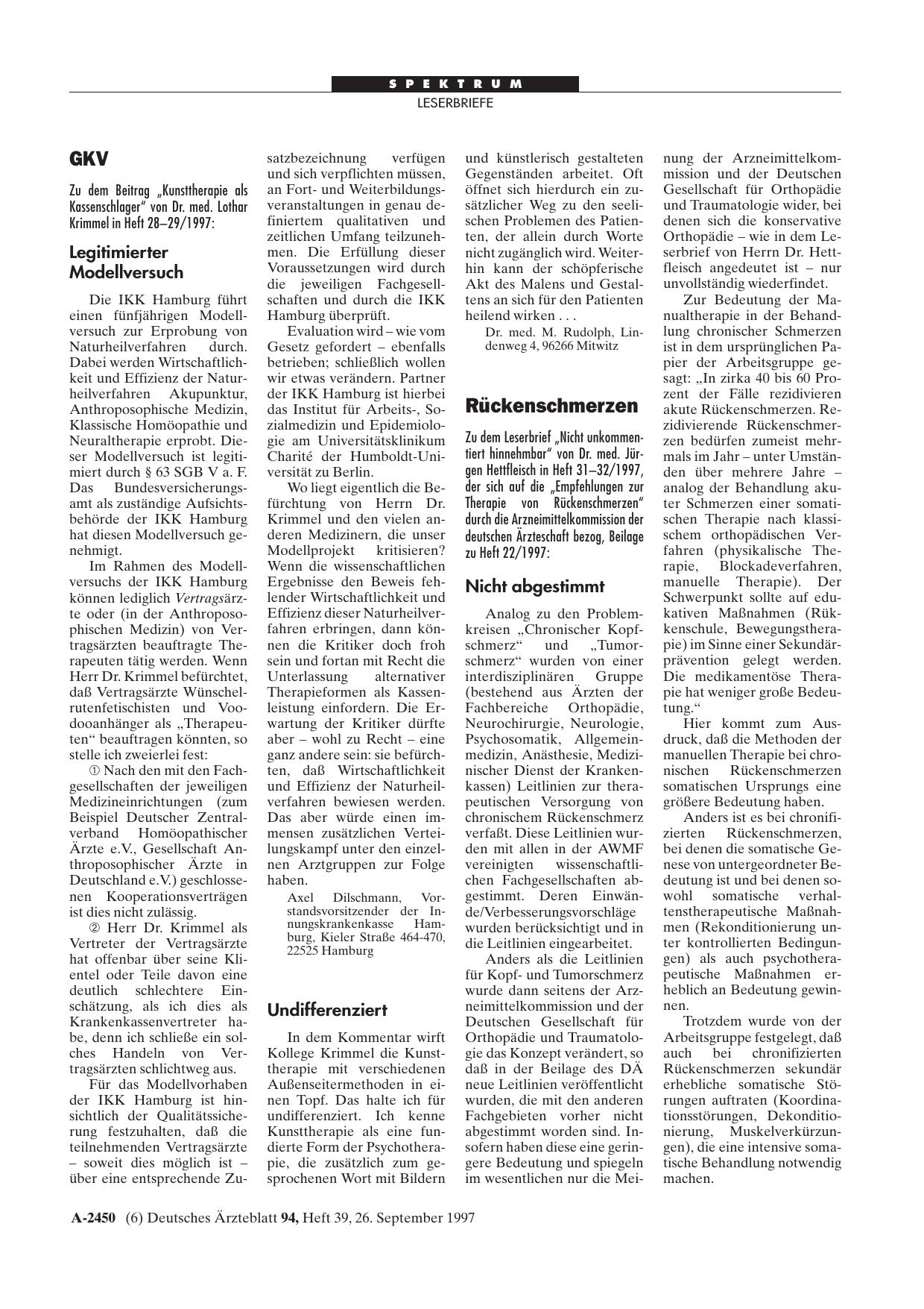 Vorschauseite 1: GKV: Legitimierter Modellversuch