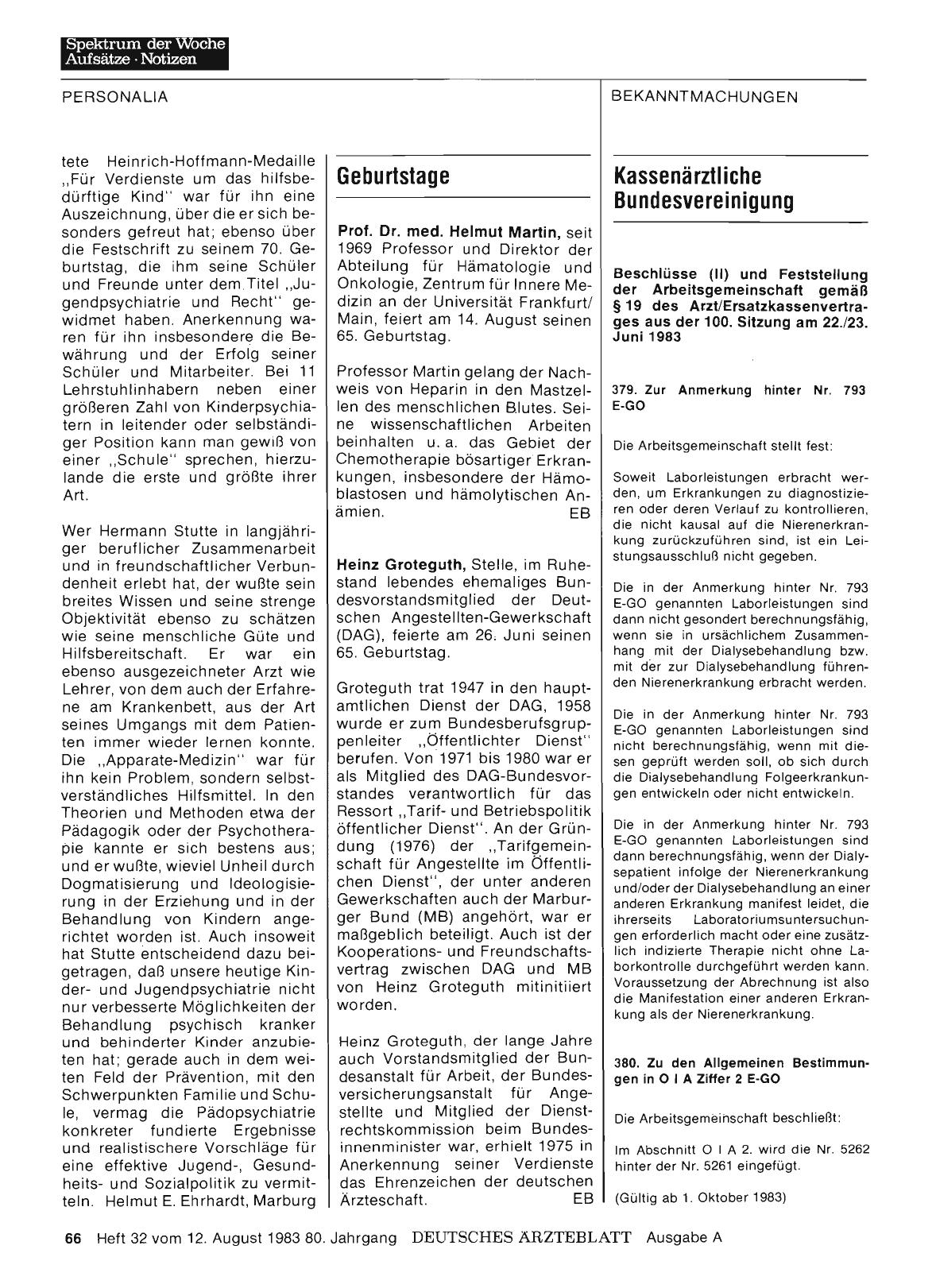 Vorschauseite 1: Kassenärztliche Bundesvereinigung