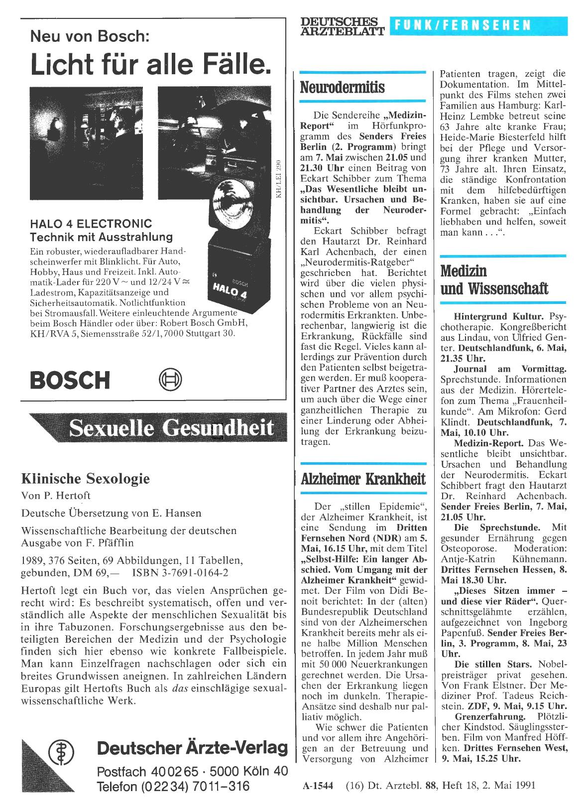 Vorschauseite 1: Medizin und Wissenschaft