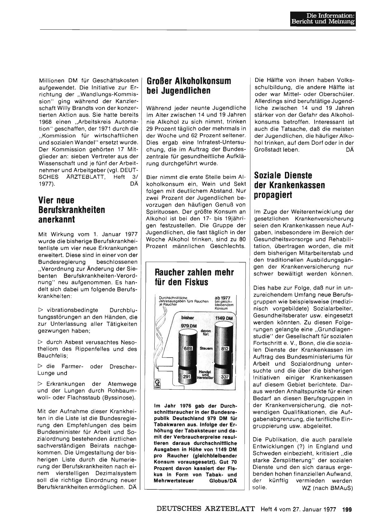 Vorschauseite 1: Vier neue Berufskrankheiten anerkannt