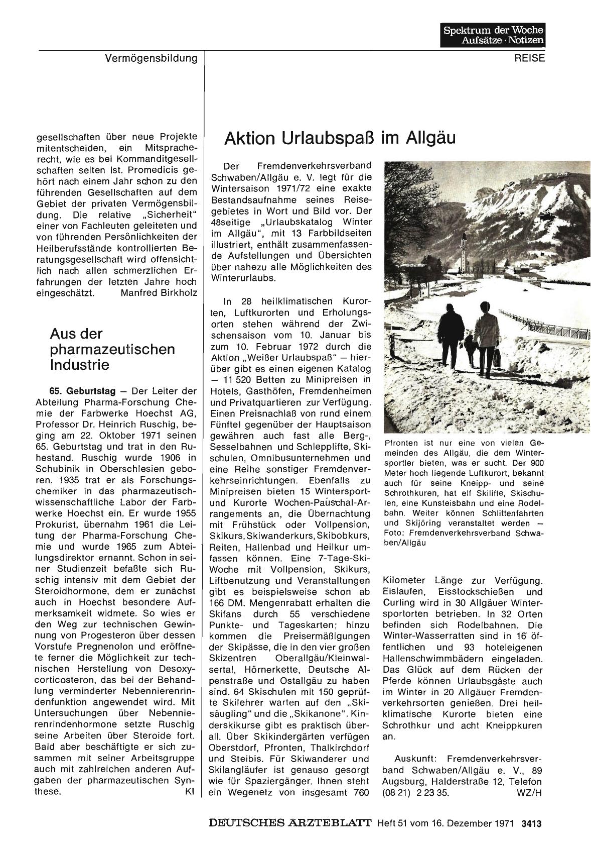 Vorschauseite 1: Aktion Urlaubspaß im Allgäu