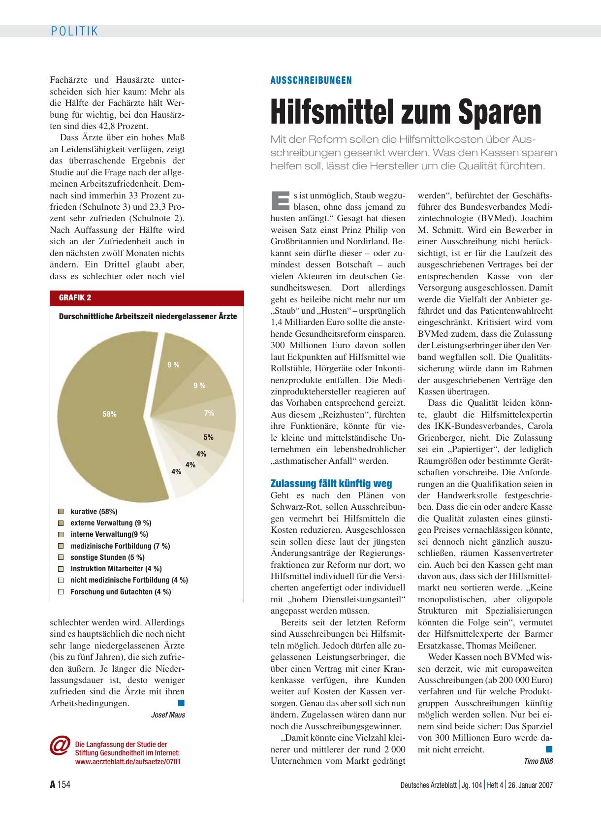 Vorschauseite 1: Ausschreibungen: Hilfsmittel zum Sparen