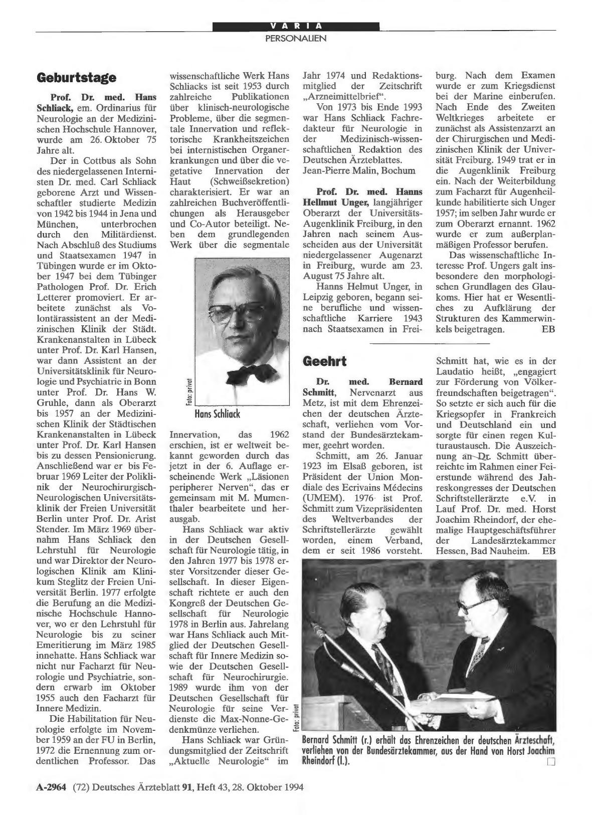 Vorschauseite 1: Geehrt