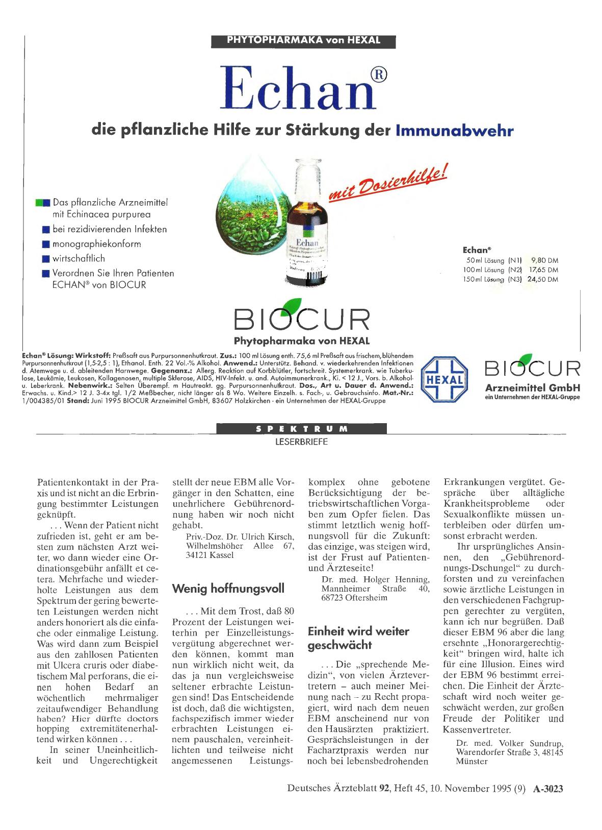 Vorschauseite 1: EBM: Einheit wird weiter geschwächt