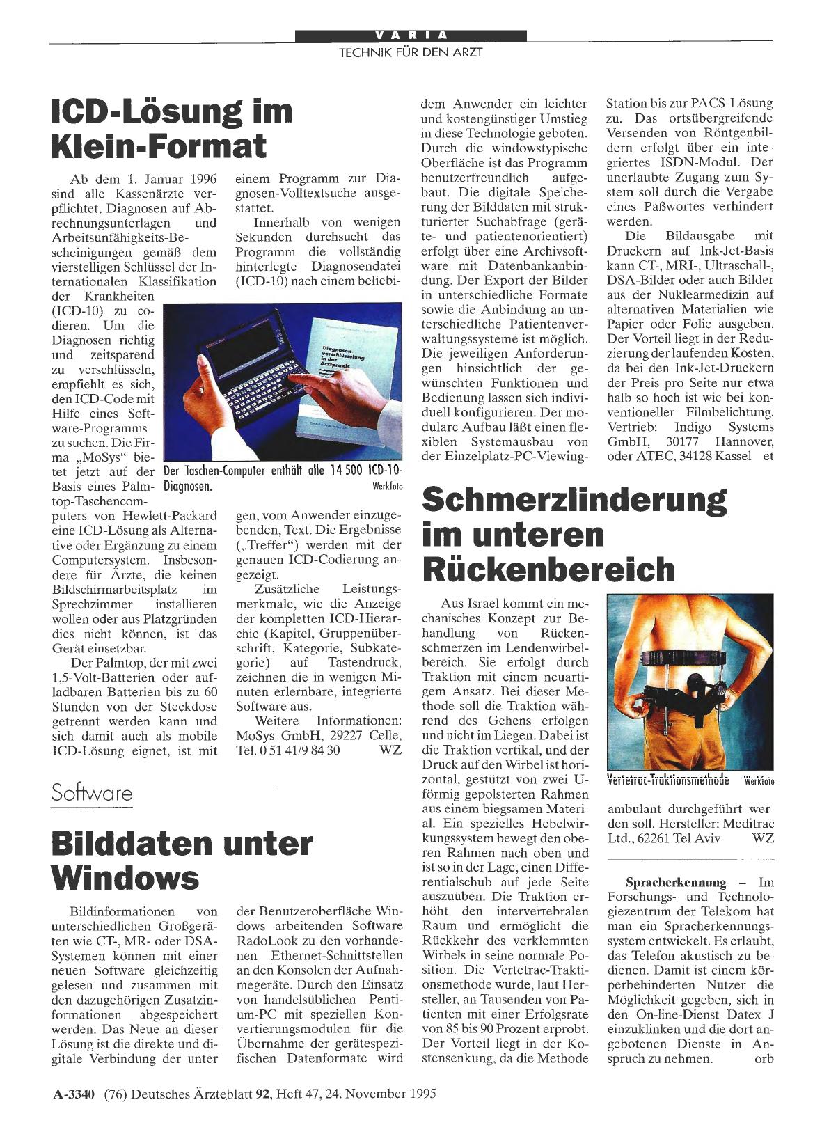 Vorschauseite 1: Software: Bilddaten unter Windows