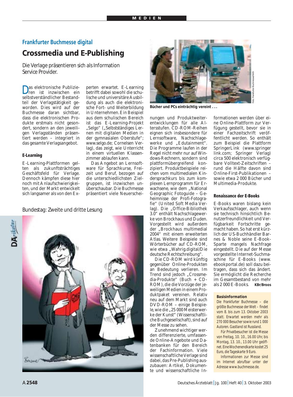 Vorschauseite 1: Basisinformation