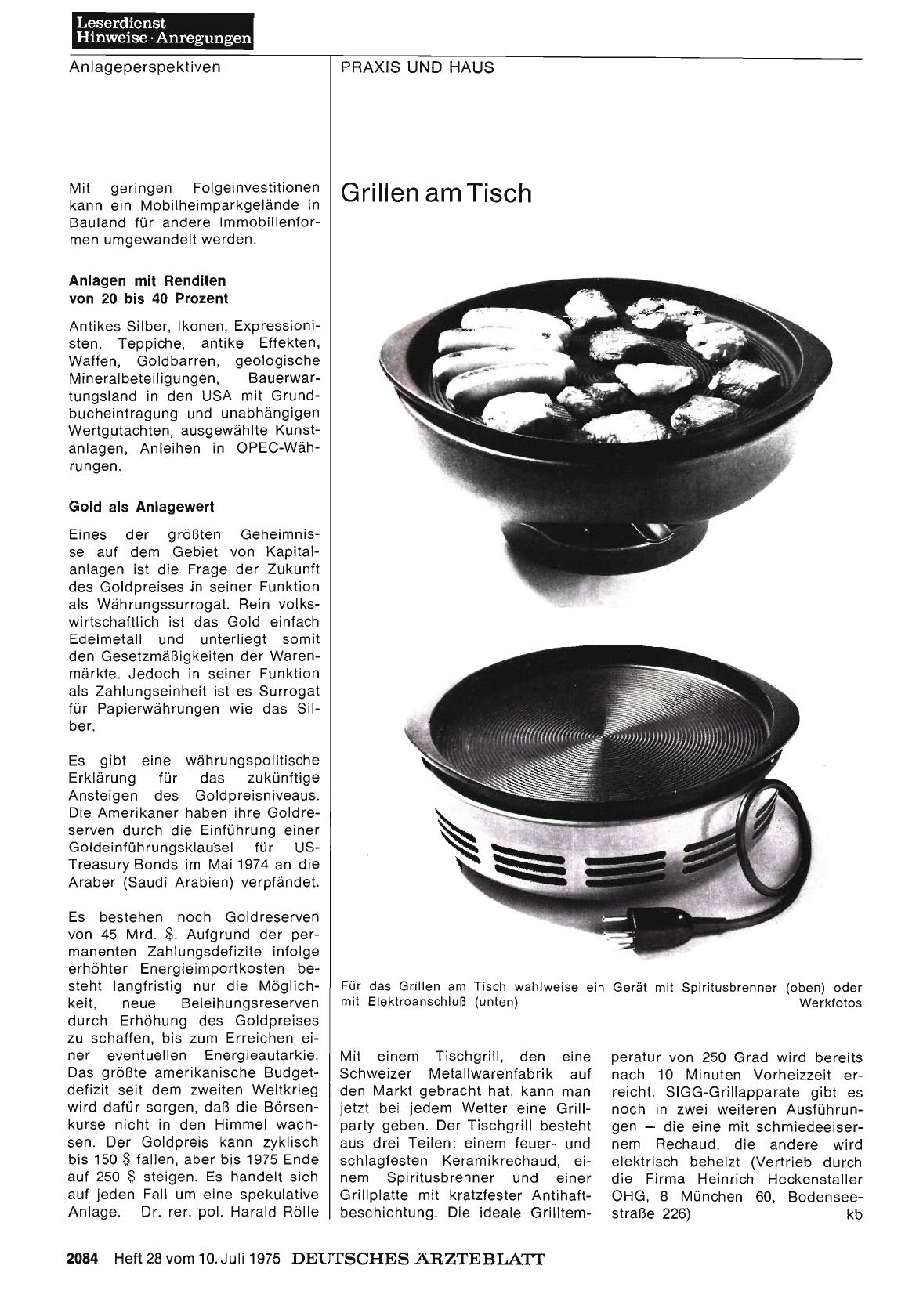 Vorschauseite 1: Grillen am Tisch