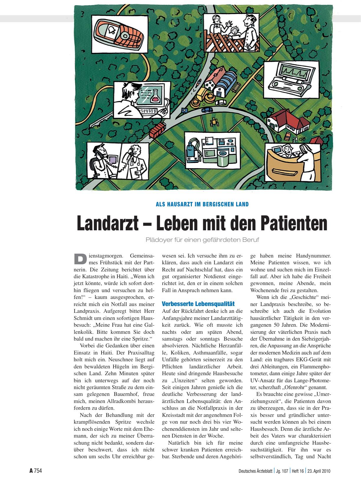 Vorschauseite 1: Als Hausarzt im Bergischen Land: Landarzt – Leben mit den Patienten