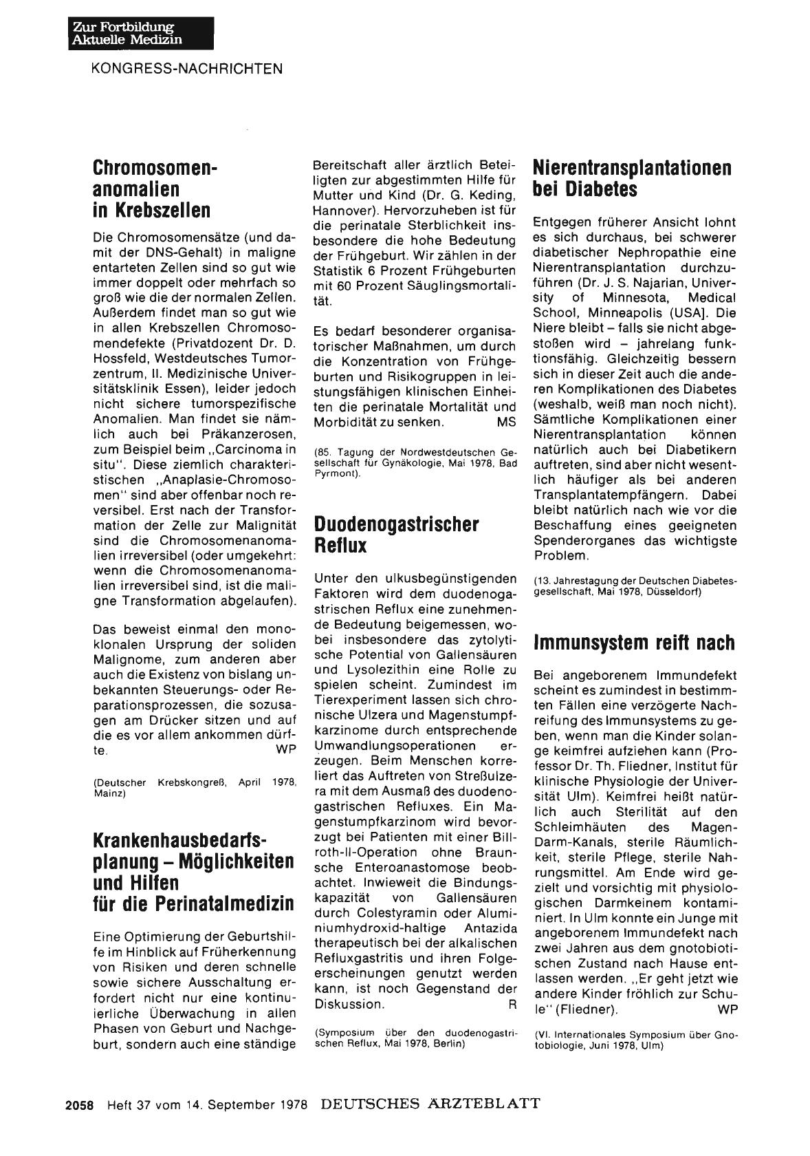 Vorschauseite 1: Nierentransplantationen bei Diabetes