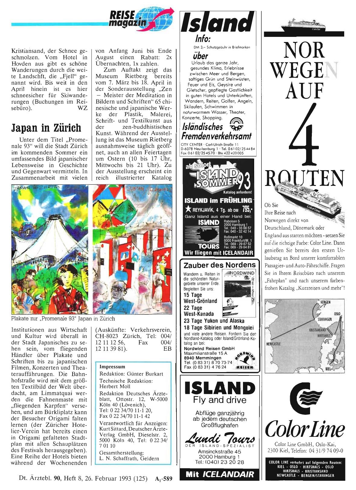 Vorschauseite 1: Japan in Zürich