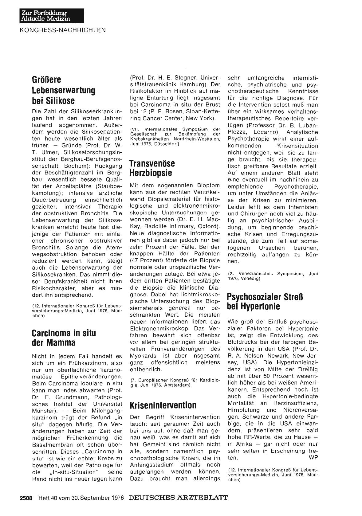 Vorschauseite 1: Krisenintervention