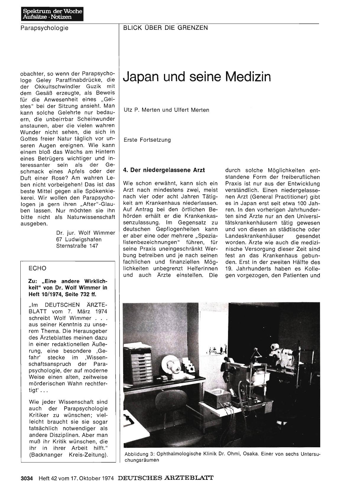 Vorschauseite 1: Japan und seine Medizin