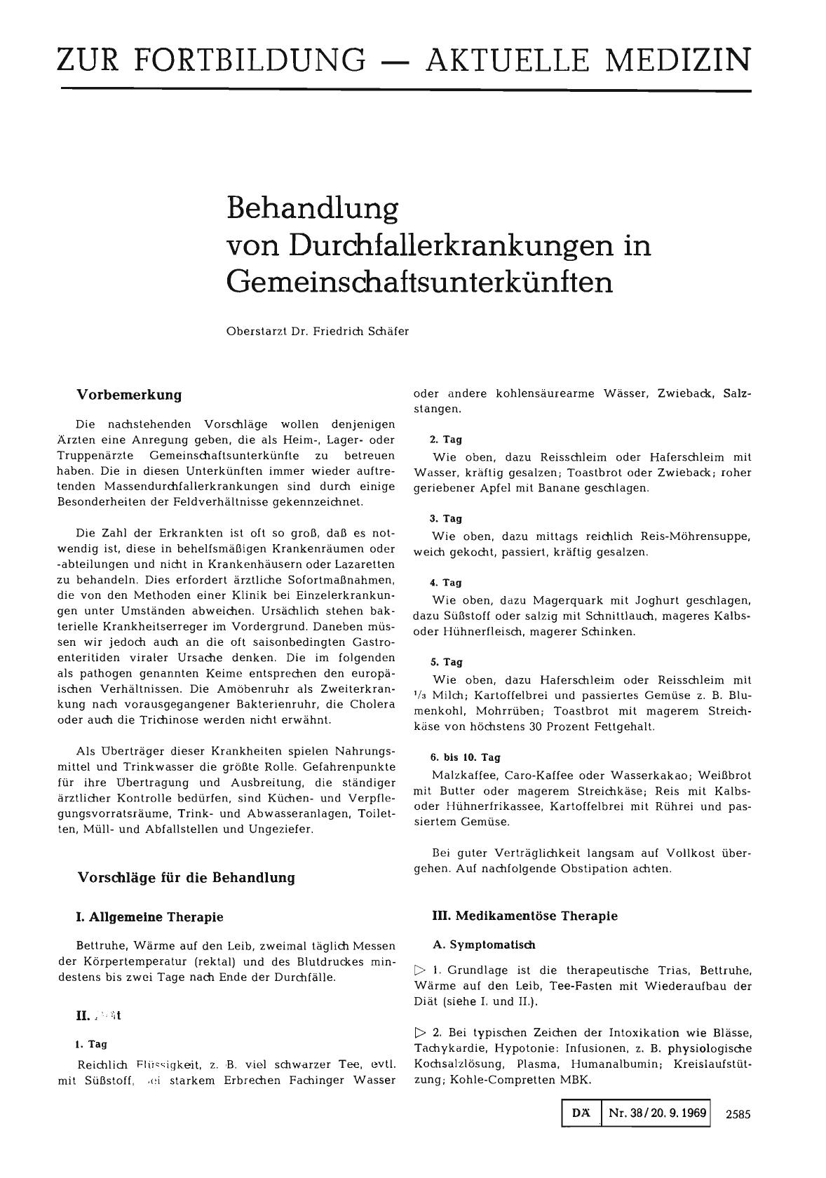 Vorschauseite 1: Behandlung von Durchfallerkrankungen in Gemeinschaftsunterkünften