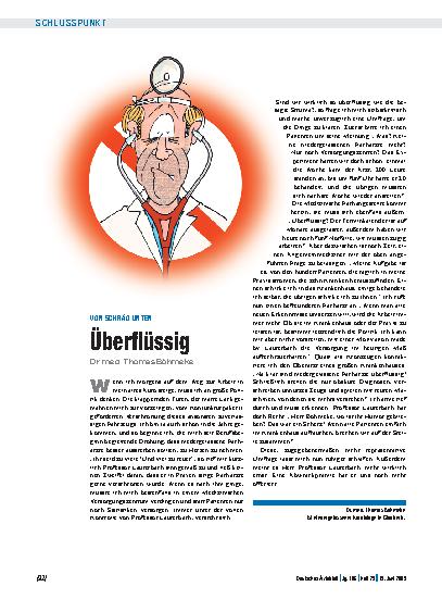 Vorschauseite 1: Von schräg unten: Überflüssig