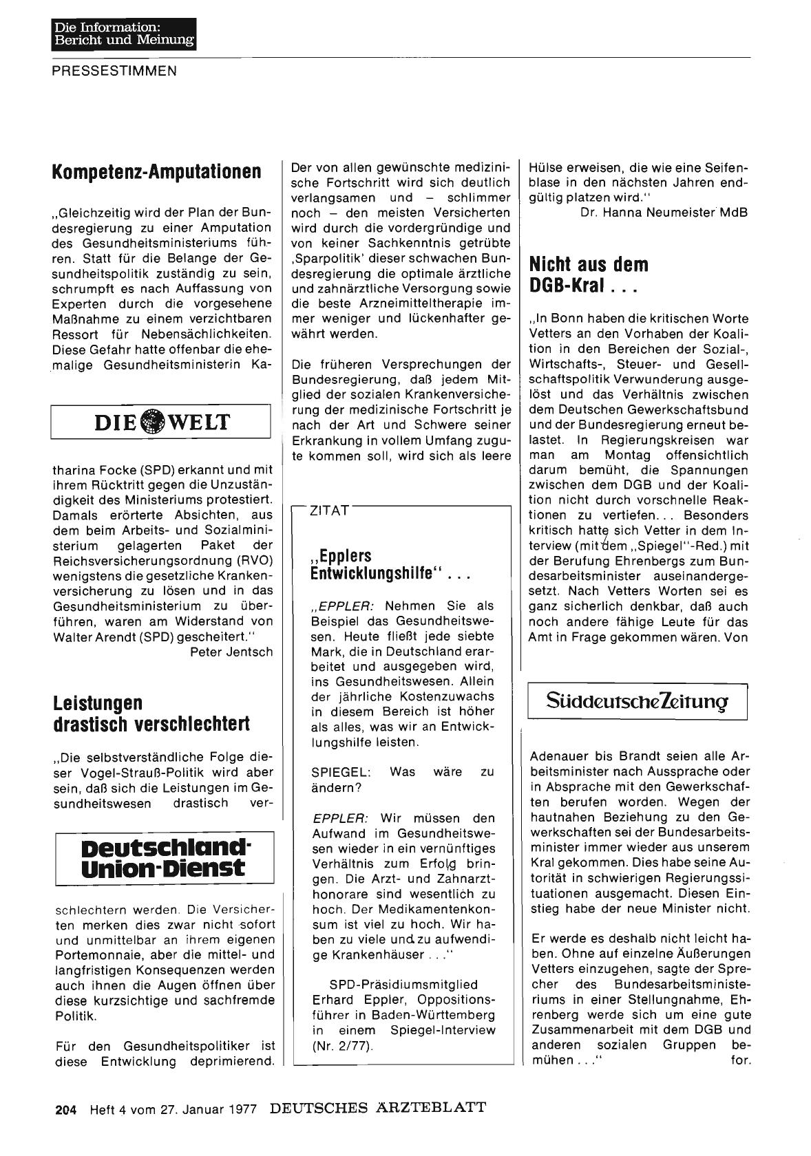 Vorschauseite 1: Leistungen drastisch verschlechtert