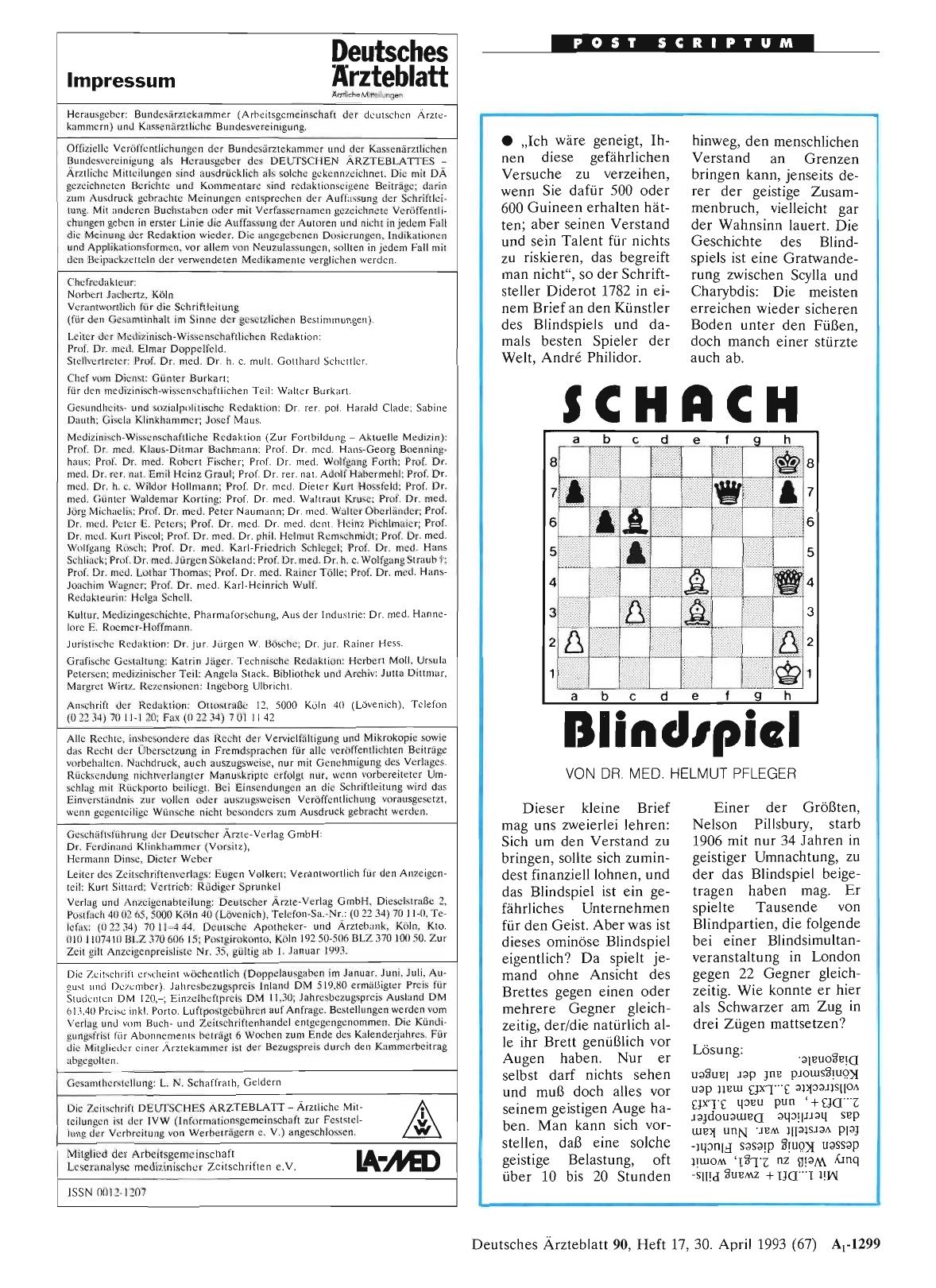 Vorschauseite 1: Blindspiel