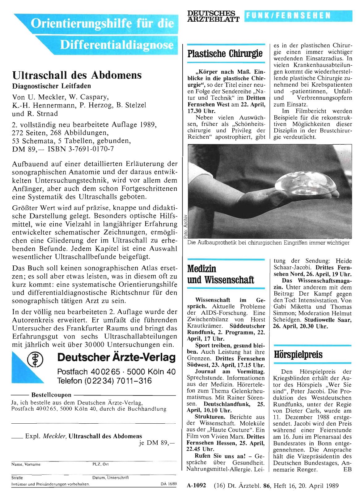 Vorschauseite 1: Medizin und Wissenschaft