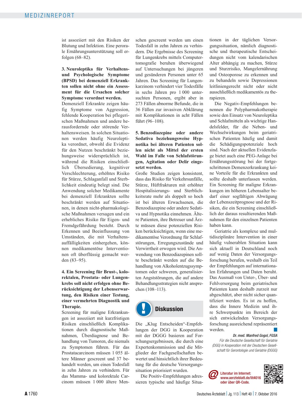 Vorschauseite 3: Klug entscheiden: . . . in der Geriatrie