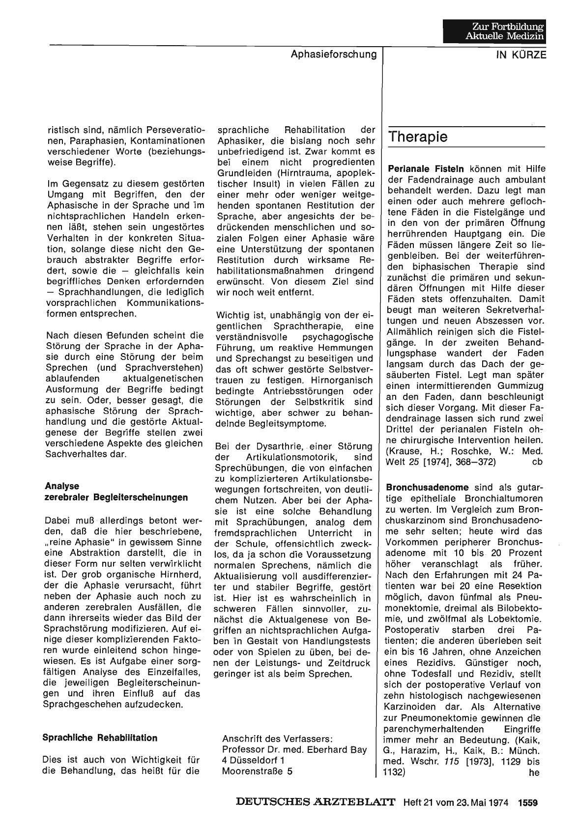 Vorschauseite 1: Therapie