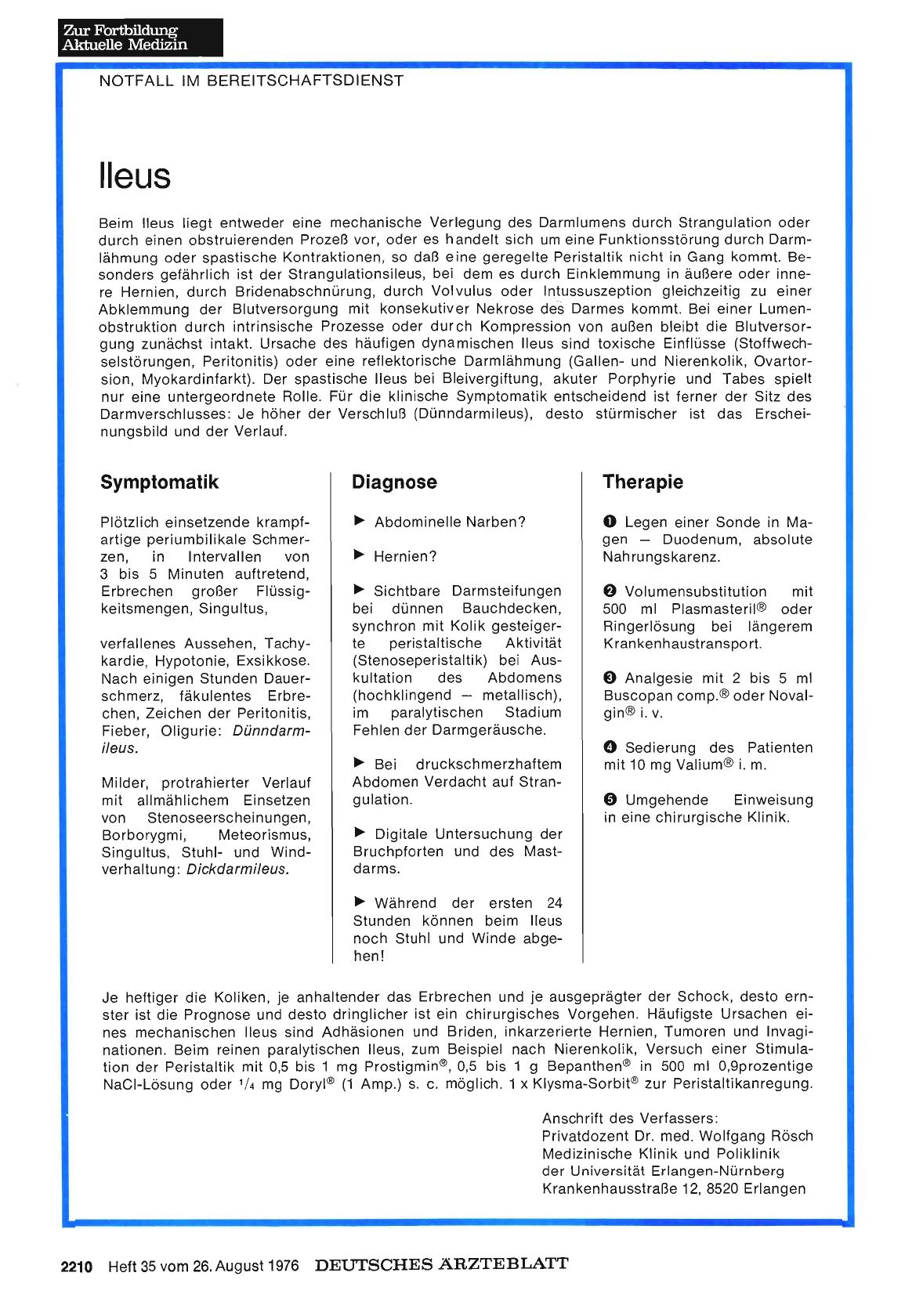 Vorschauseite 1: Ileus